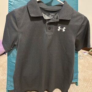 Under Armour Kids Polo Shirt - Gray size Youth Medium
